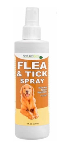Spray Anti Garrapatas Y Pulgas - Importado - 236ml - Natural