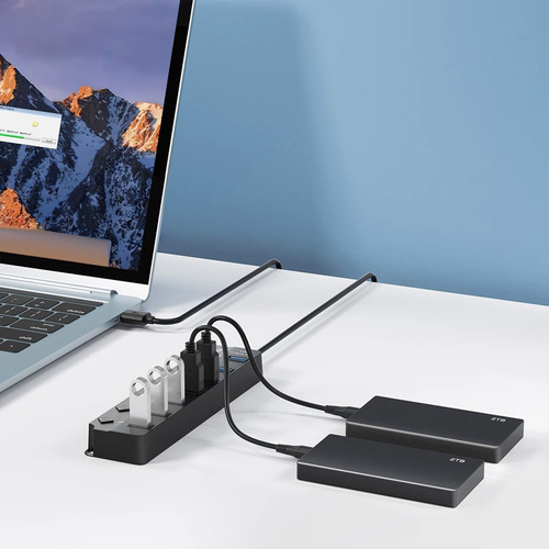 Divisor De Hub Usb P 7 Multi Hub Usb 3.0 Adaptador Usb Vario