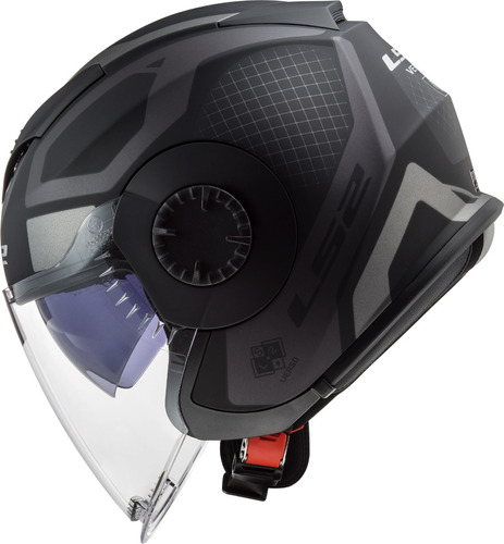 Casco Ls2 Of 570 Verso Abierto Doble Visor Moto Delta