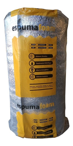 Imagen 4 de 10 de Combo Aislante Doble Cara Aluminizado P/techo De Chapa 10mm
