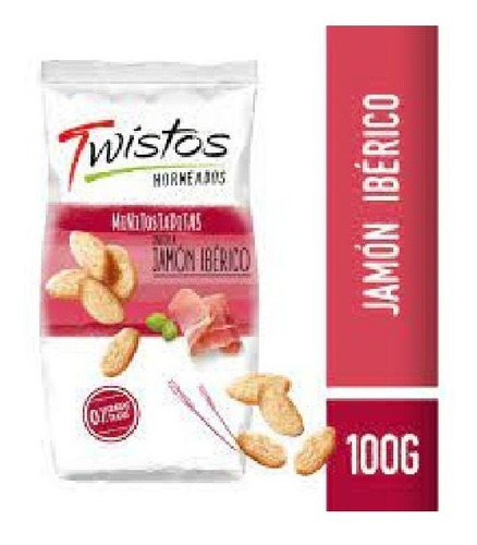 Tostadas Twistos Jamon 100 Grs X 10 Unidades