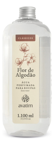 Água Perfumada Para Roupas Flor De Algodão 1100 Ml
