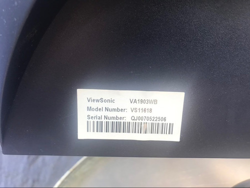 Monitor Lcd De 19 Pulgadas Viewsonic Dell Vga (Usado)