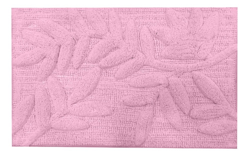 Alfombra De Baño Algodón 50x80 Cm Decorinter Color Rosa