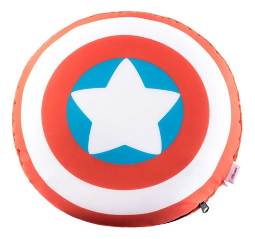 Capitan America Escudo 2 En 1 Almohada De Viaje