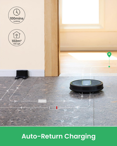 Robot Aspirador Vexilar Nimble T6, 2,45 Kg, 100 Minutos De F