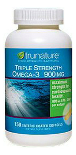 Trunature Triple Fuerza Omega-3 900 Mg - 150 Con Recubrimie