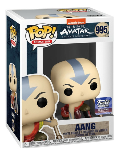 Funko Pop Avatar The Last Airbender Aang Metallic Funko Holl