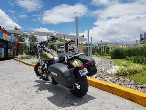 Street Bob 2016 Verde Con Accesorios