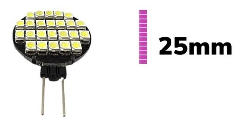 Imagen 6 de 7 de Led T10 Con 24 Hiper Led G4-24l