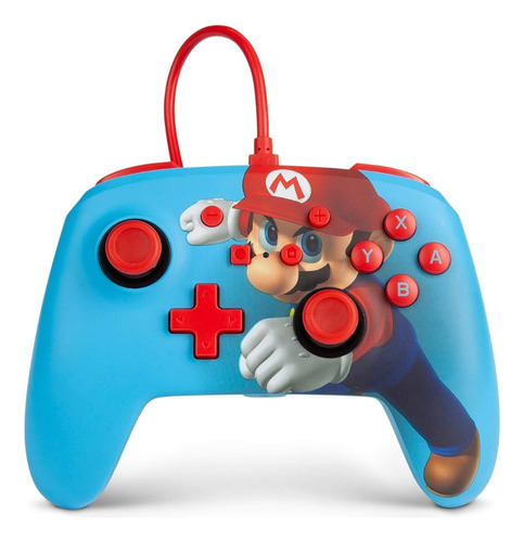 Control Pro Alambrico Nintendo Switch Mario Punch Powera 