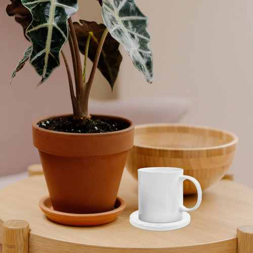 Posavasos Jaspeados Para Decorar, 4 Unidades