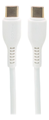 Cargador Super Rapido Philco 30w Pd / Tecnocenter Color Blanco