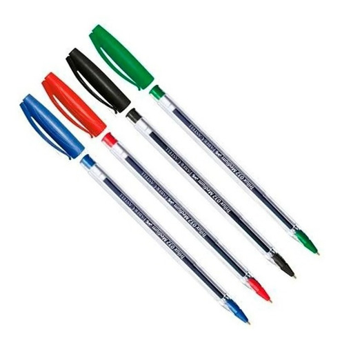Imagen 1 de 1 de Bolígrafo Faber-castell Trilux 032 Cristal Azul