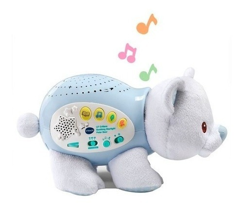 Imagen 2 de 7 de Oso Inteligente Artico Estrellita Con Luz Y Sonido V-tech