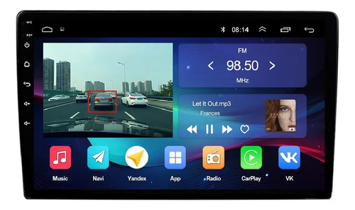 Multimídia Android Universal Infinitycar 2/32gb Quad-core Cor 10 Polegadas