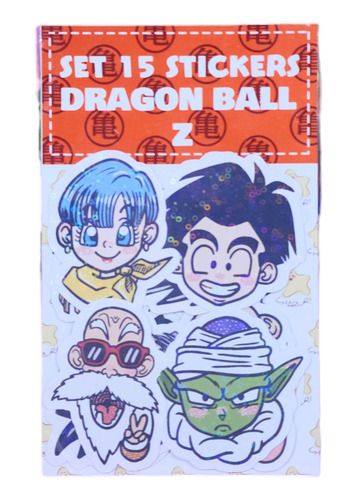 Set De Stickers Dragon Ball Z Holograficos Kawaii