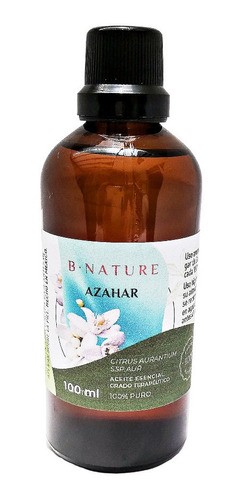 Aceite Esencial De Azahar 100 Ml Puro Y Natural Bnature