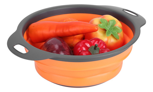 Cesta De Drenaje, Colador Plegable, Para Lavar Frutas Y Verd