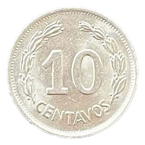 Ecuador - 10 Centavos - Año 1972 - Km #76 C - Escudo
