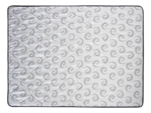 Colchão Quenn 158cm Molas Ensacadas One Atlanta Herval Cor Preto/cinza/branco