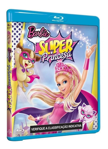 Blu Ray Barbie Super Princesa - Novo Lacrado