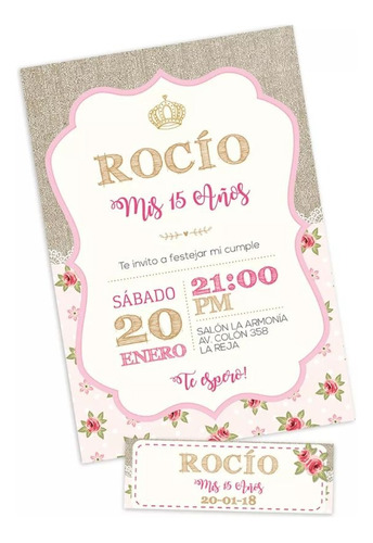 20 Estampitas Tarjetas Invitaciones Bautismo Recuerdo 7x11