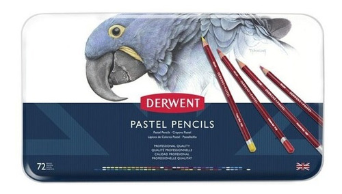 Lapices Pastel Derwent 72 Estuche Metal