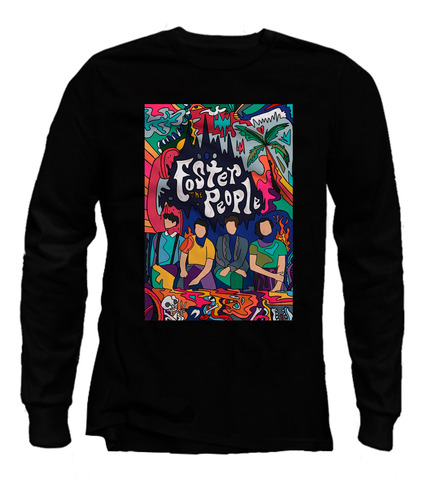 Playera Foster The People Poster Mlarga - 9 Diseños