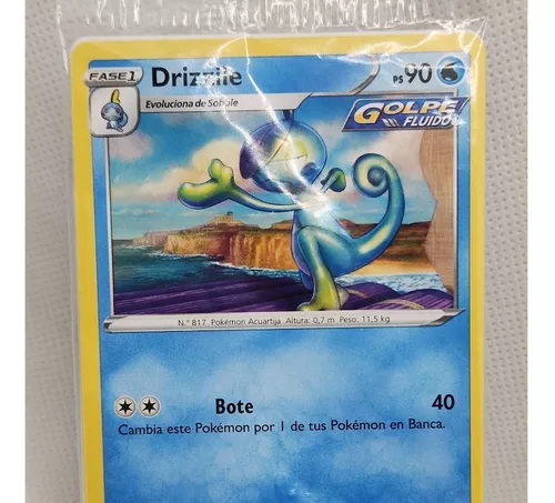 Sobble (carta normal e versão Golpe Fluido) - Pokémon TCG Cards (original  em português)