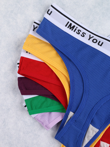 Tangas Sexy Y Cómodas Para Mujer, Pack De 6 Unidades