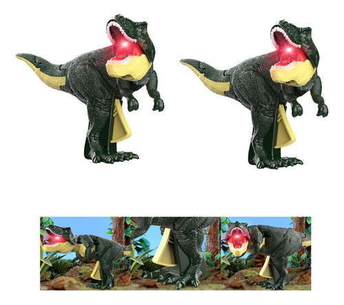 Juguete Tyrannosaurus Rex Movimiento Luces Sonido 2u