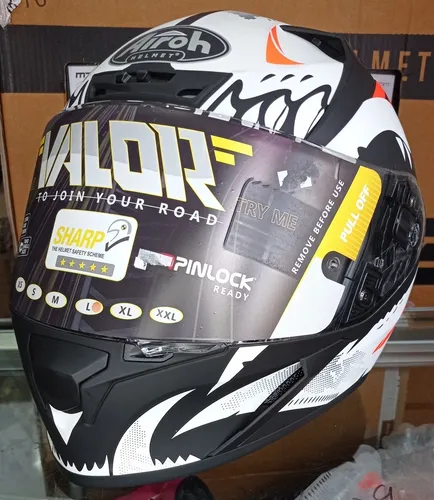 Casco Moto Airoh Valor Certificado Ece2205 5 Estrellas Sharp