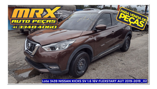 Sucata Nissan Kicks Sv 1.6 16v Flexstart Aut 2019 Pecas