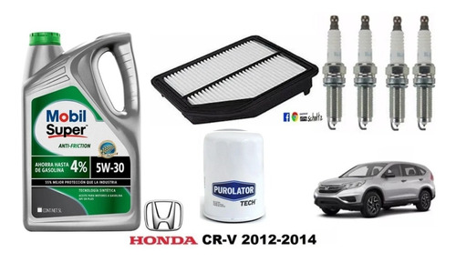 Afinacion Honda Crv 2012 2013 Tecnología Sintéitco Iridium
