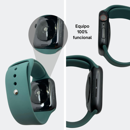 Apple Watch Se 1ra Gen Gps+lte 44mm Color Mightning Grado A Gris Oscuro Deportivo Azul Petróleo (Reacondicionado)