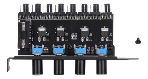Accesorios De Computadora Fan Hub De 12 V, 4 Pines, 8 Canale