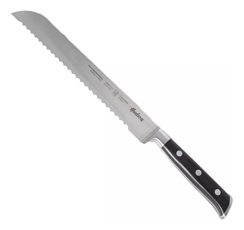 Cuchillo De Pan 8 Professional Hudson Acero Inox Con Remache