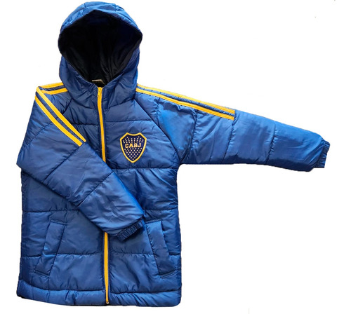 Campera Abrigo Deportiva Niños Futbol Boca River Afa Etc