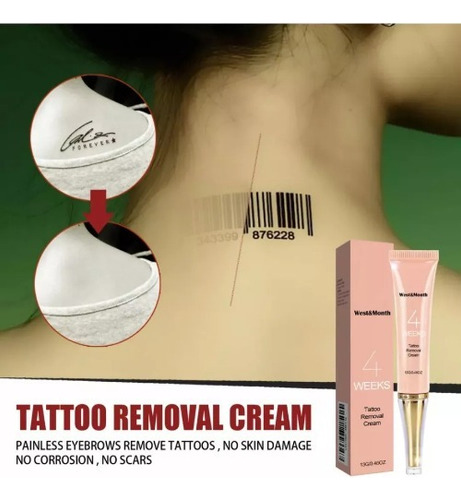 - Crema For Eliminar Tatuajes Permanentes Crema For