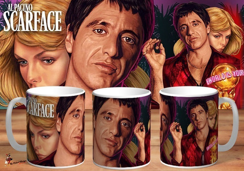 Taza Scarface Tony Montana Edicion Limitada 4k