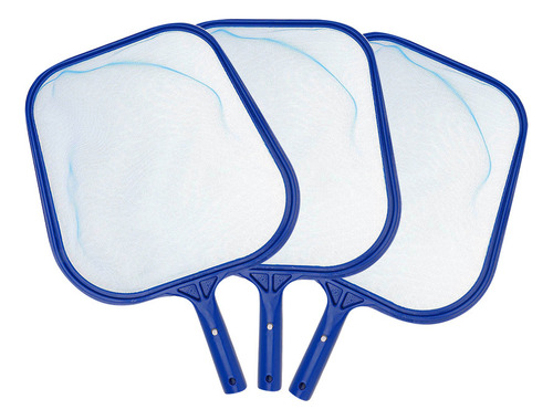 Rastrillo Desbrozador De Hojas Para Piscina, 3 Unidades, Red