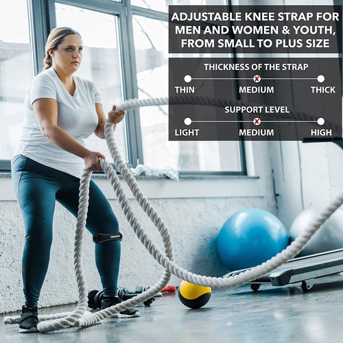 2pcs Correa Para Rodilla Rotuliana Soporte Tendón Rotuliano