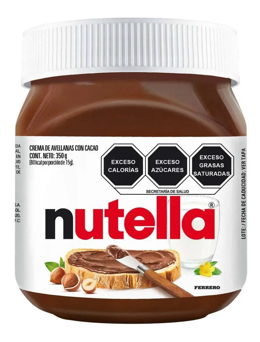Crema de Avellanas Nutella 350g