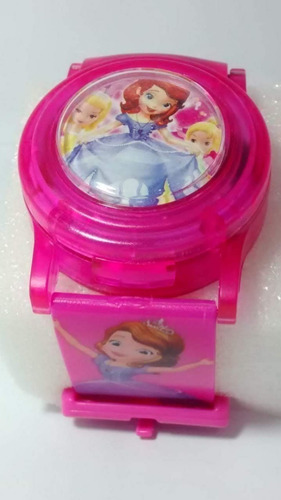 Relógio Infantil Princesinhas Disney Led Barato Musiquinha