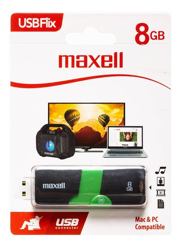 Pendrive 8 Gb Maxell Original Almacenar Fotos Vidos Musica