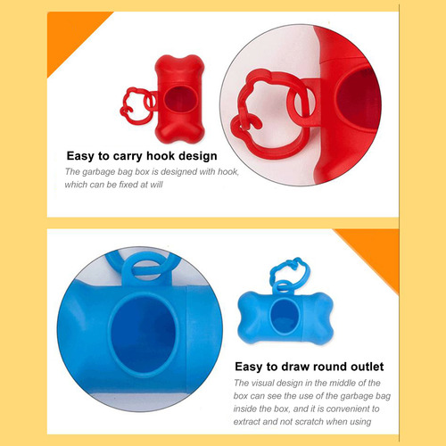 Caja Dispensadora De Bolsas Para Excrementos Para Mascotas,