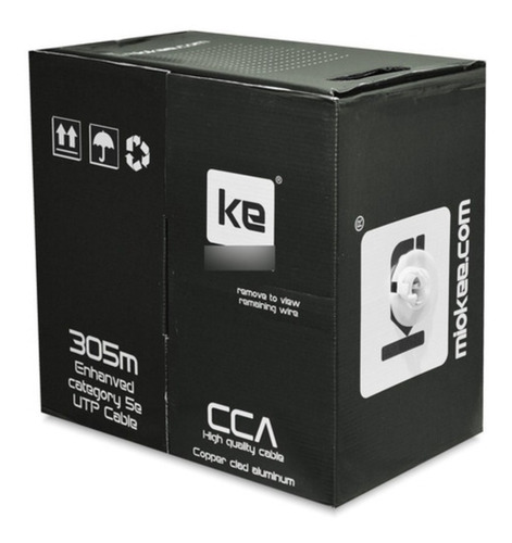 Imagen 9 de 9 de Cable De Red Utp Cat 5e Caja Por 305mts