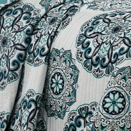 Imagen 3 de 5 de Cubrecama Quilt Cover Reversible +fundas King Kelowna D1