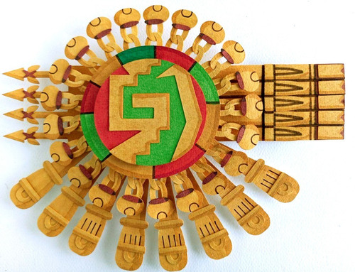 Aztecas Chimalli, Escudo Artesanía Prehispánica